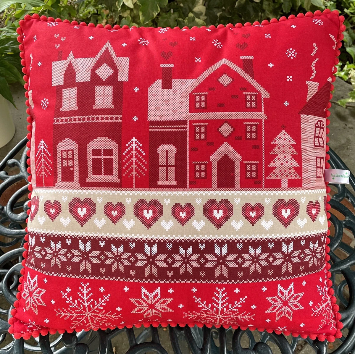 Handmade top christmas cushions