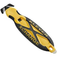 Klever Kutter X-Change Yellow Protective Box Cutter with Narrow Head