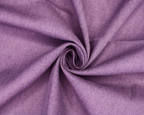 Linen Mix Fabric - Mauve - Plain Linen Craft Dress Fabric Material Metre - Picture 4 of 5