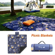 Strawberry Style Picnic Blanket Camping Mat Tour Outdoor Waterproof Folding Pad