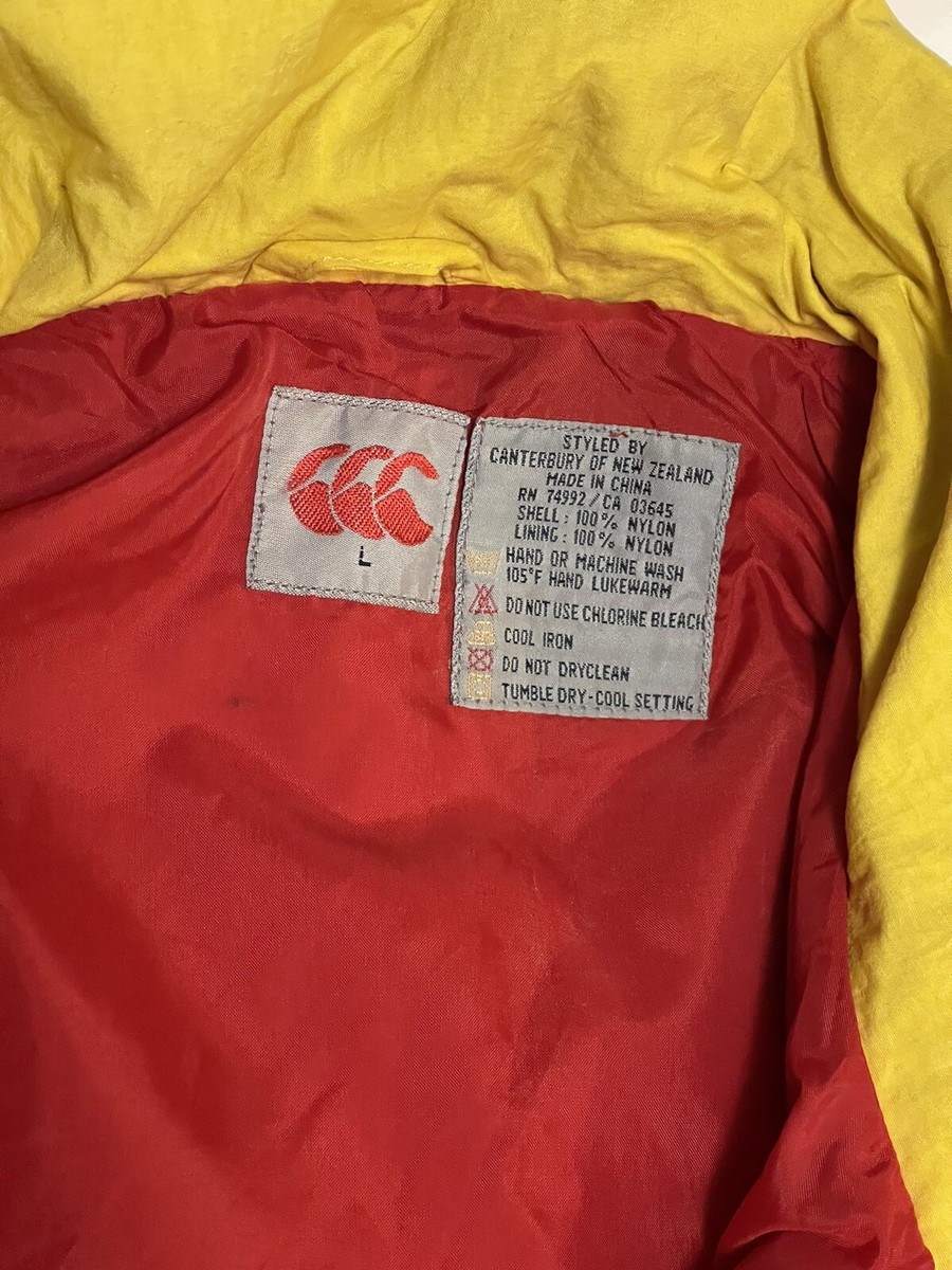 ビンテージ CANTERBURY  Mサイズ Vintage Canterburry Sz Large Ski Type Mens Jacket Red Blue Yellow