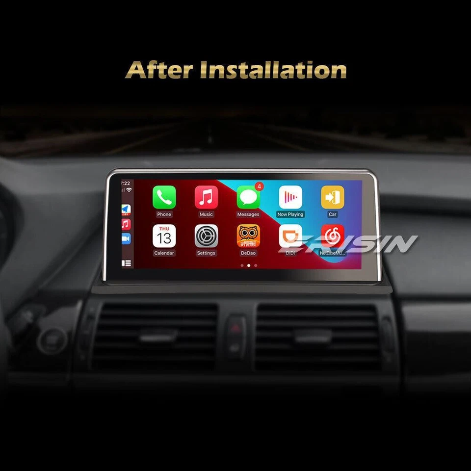 64GB Android 12 CarPlay Autoradio Navi DAB+für BMW X5 E70 E71 X6 CCC GPS 4G WiFi - Bild 2 von 4