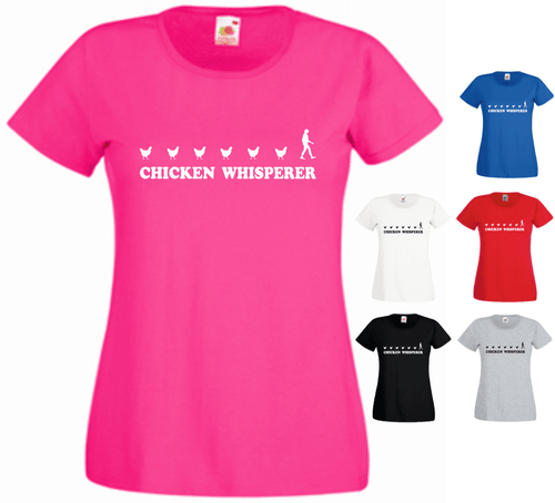 Chicken Whisperer Farm Farmer New Birthday Gift Ladies T-shirt - Zdjęcie 1 z 1