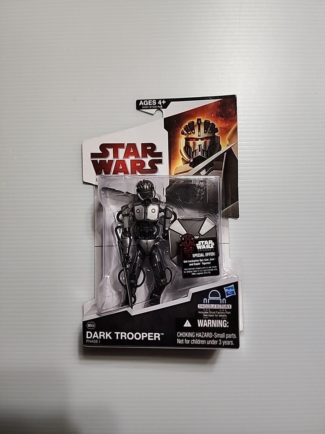   Star Wars Legacy Collection Dark Trooper BD56 Figure 3.75" Phase 1.  2009