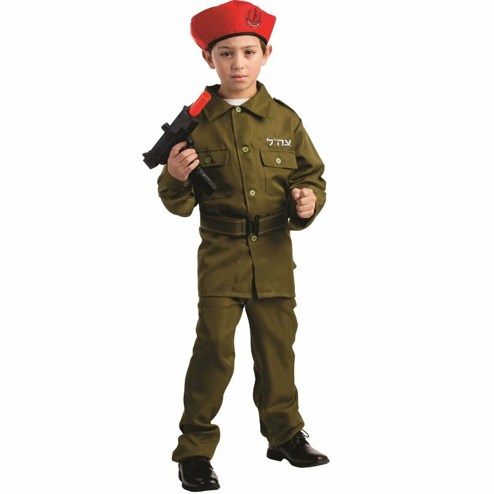 Disfraz de soldado israelí para niño por Dress America Foto 2 de 4