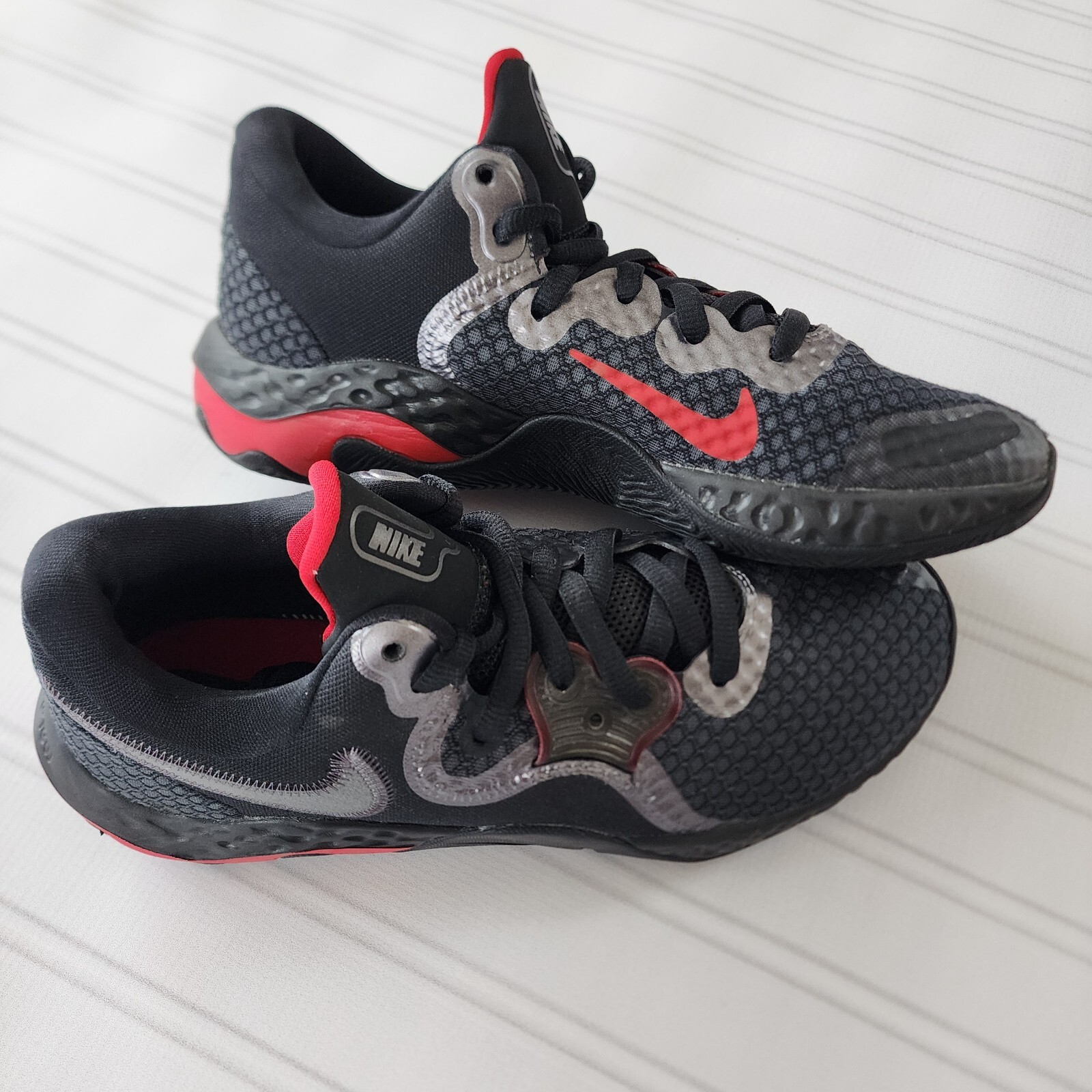 Scarpe Nike Renew Elevate II 2 da uomo 9 5 US Active Antracite nero rosso CW3406 002