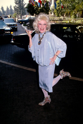 Dia Phyllis Diller 1986 Slide 35mm dn34-26-1-3