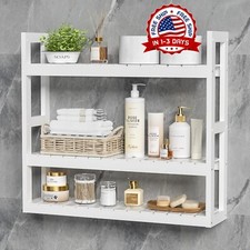 Estante Para El Ba o Sobre Inodoro Organizador Gabinete De Almacenamiento Bamboo