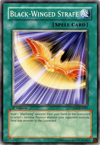 yugioh the shining darkness card list Yugioh - Black-Winged Strafe TSHD-EN045 Unlimited - The Shining Darkness