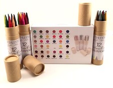 Ashleigh Nicole Arts Artist Grade Woodless colored pencils 36 Vibrant Colors.