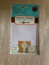 MARTHA STEWART Home Office w/Avery 6ct Identification Label - 3-3/4" x 5-3/16"