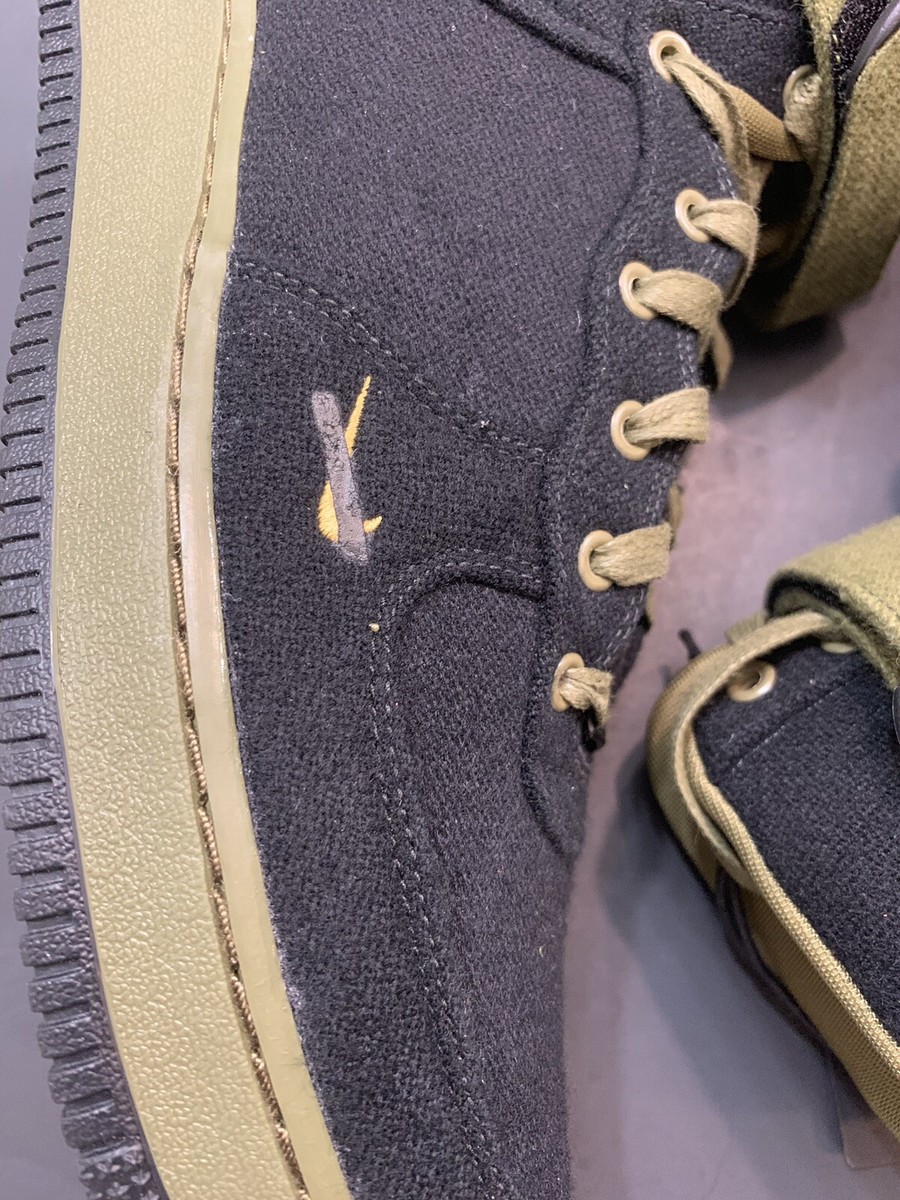 NIKE AIR FORCE HIGH PRM ID MAHARISHI [CI3900 992] TIGER BLACK