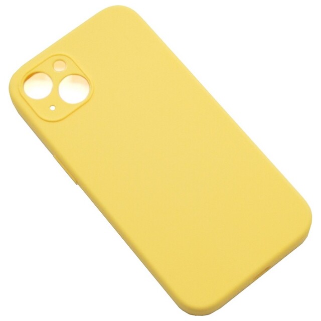 Vennus Custodia Silicon Soft-case Cover Tpu Case Slim Per Apple Iphone 13 Yellow
