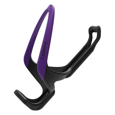 Lezyne Matrix Team Flaschenhalter aus Verbundmaterial Lila - Leicht 36g Lezyne