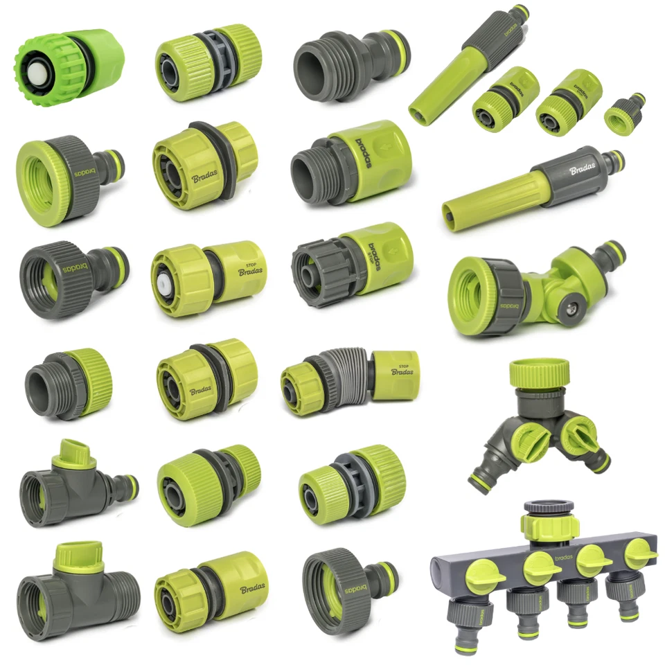 BRADAS Schlauchkupplung Schlauchverbinder Hahnanschluß Reparator für Gardena, Wahl