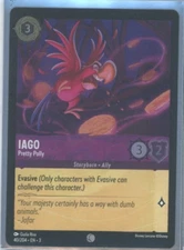 Disney Lorcana Into The Inklands Cold Foil 40/204 IAGO Pretty Polly
