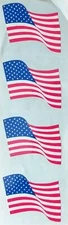 Mrs Grossman Stickers FLAGS 1989 Free Shipping USA Vintage Retired