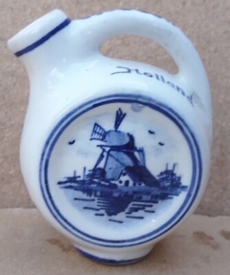 Delfter Porzellan Holländisch Blau Weiß Delfter Holland Blauw Niederlande Friesland Krug