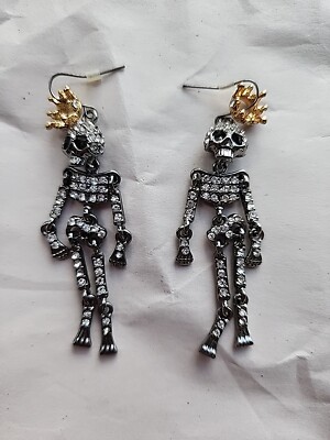 Skeleton King Earrings