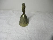 ANTIQUE  BRASS NAPOLEAN DINNER BELL