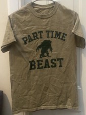 Disney Parks T Shirt  Part Time Beast   Beauty And The Tshirt Size Small