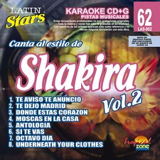 Karaoke Latin Stars 62 Shakira Vol. 2