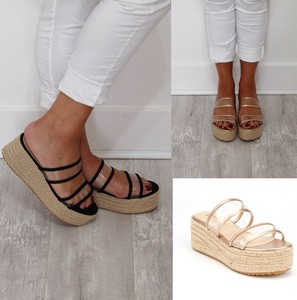 espadrille mule sandals