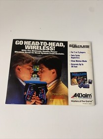 Double Dragon II 2 The Revenge NES Instruction Booklet Manual Only