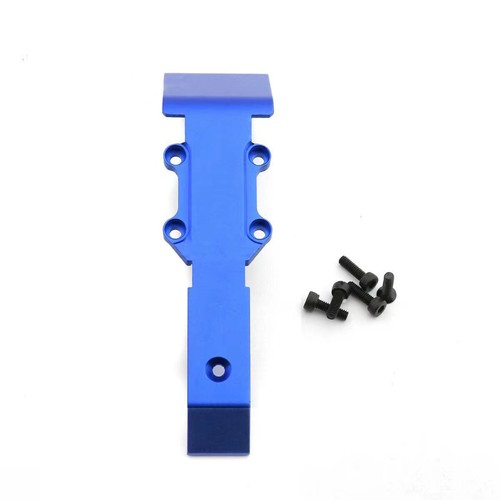 Aluminum Skid Plate For Revo CrazyRacer For 1/10 RC Upgrade Parts E-Revo Revo Aluminum Front Skid Plate For #5337-2pcs Set Blue 1/10 Scale RC Parts