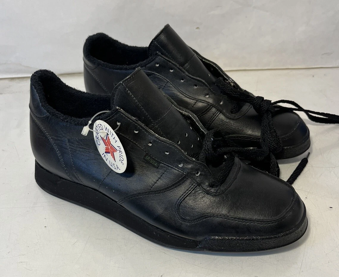 Vintage Knapp Mens Safety Work Shoes Black 13EEE Lace Up Non Marking Oil Proof knapp shoes products for sale | eBay main image 2