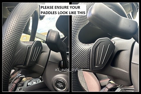 Paddle Shift Extensions Shifters For Octavia A8 MK4 ENYAQ IV RS VRS Karoq Kodiaq - Picture 11 of 11