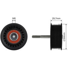 NTY Spannrolle Keilrippenriemen für Mercedes-Benz M-Klasse W163 ML 400 CDI