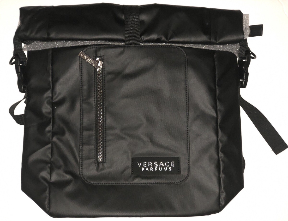 Versace Parfums Backpack Travel Rider Sports Gym Bag With 