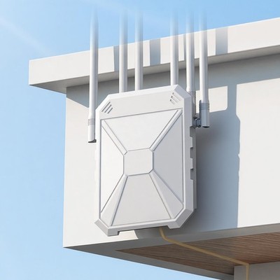 AX1800 Outdoor WiFi 6 Extender, Long Range Extender Signal gray