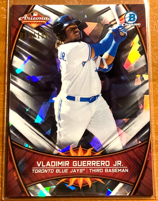 2019 Bowman Chrome Vladimir Guerrero Jr. Arizona Fall League Atomic RC #/150