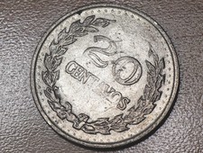 1971 Colombia 20 Centavos Simon Bolivar