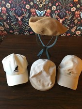 Kangol men's hat lot 4 504  newsboy baseball caps  various