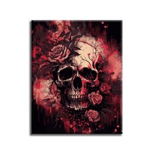 Premium Quality Paint By Numbers Kit: Roses Skill. KitArtUS