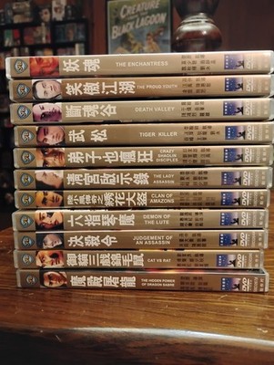 Lot of 11 MA Movies Shaw Brothers DVD's Region 3 Clan Of Amazons Cat Vs Rat