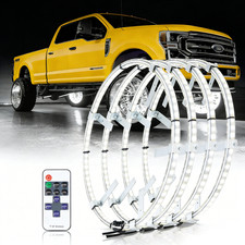 14 15.5 17 pulgadas llantas blanca LED luz de rueda para Chevy Ford F150 GMC Dodge Ram