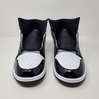Size 11 - Air Jordan 1 SE Mid Black White Metallic Silver for sale