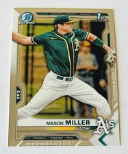 Mason Miller 2021 Bowman Chrome Draft 1st Rookie Card RC PADRES #BDC-85