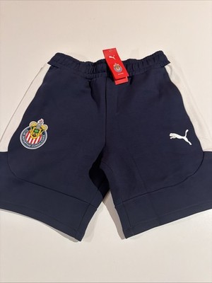 Puma Chivas Guadalajara CHG Men's Soccer Sweat Shorts Sz M 782111 NWT Evostripe