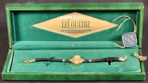 Vintage Beautiful LeCoultre Woman's Wind-Up Wrist Watch 1930s-1940s Art Deco Era