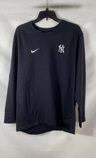 Nike Męski New York Yankees Tech Polar Sweter Okrągły dekolt Granatowy Dri-Fit Rozmiar XL