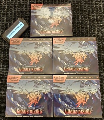 Pokémon TCG Elite Trainer Box Chaos Rising ETB - New Factory Sealed