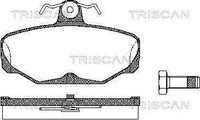 Triscan Bremsbelagsatz, Scheibenbremse Hinterachse FüR Ford