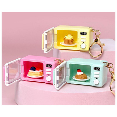 Keychain Phone Charm Bag Pendant Accessory Mini Microwave Random