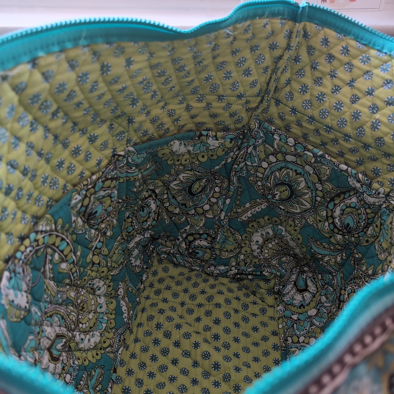 Vera Bradley~Peacock Pattern Extra Large~Tote Bag… - image 10