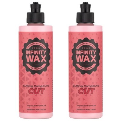 2x Infinity Wax Heavy Cutting Compound 250ml High Cut Lack Kratzerentferner